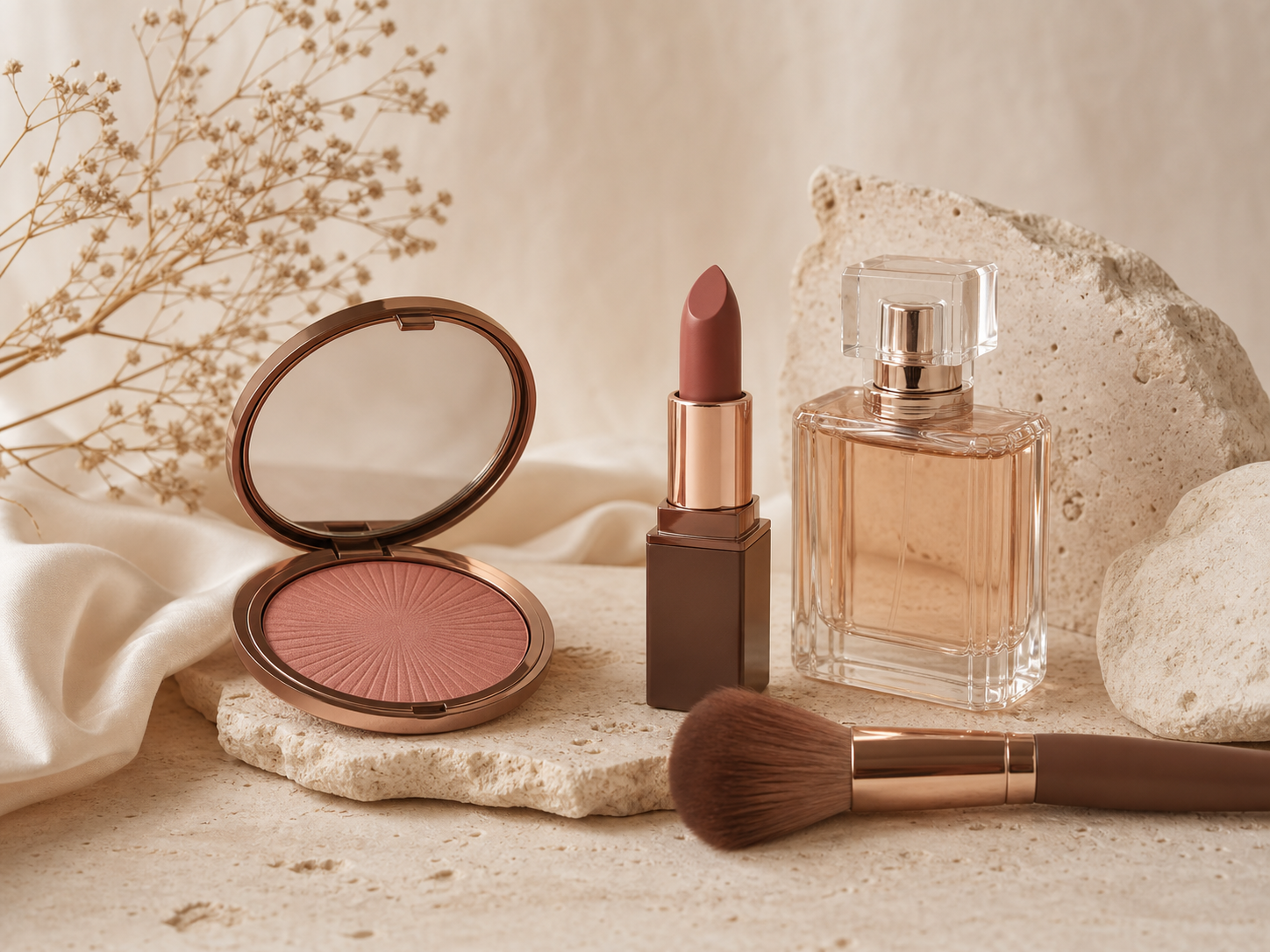 Luxury cosmetics placeholder for velvet lip tint